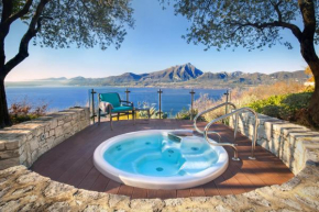 Villetta Blue Panorama With Jacuzzi Torri Del Benaco